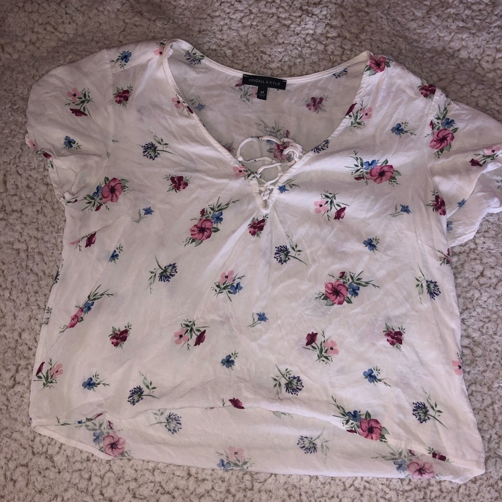 floral blouse